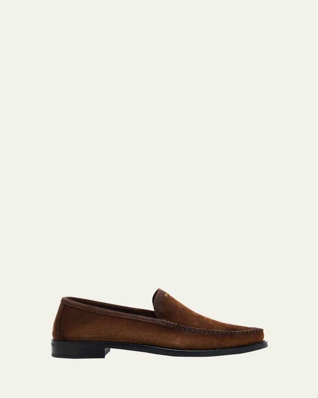 Suede Loafers
